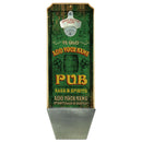 CUSTOMIZABLE Wall Mounted Wood Plaque Bottle Opener & Cap Catcher - Vintage Irish Pub