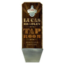 CUSTOMIZABLE Wall Mounted Wood Plaque Bottle Opener & Cap Catcher - Tap Room