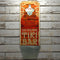 CUSTOMIZABLE Wall Mounted Wood Plaque Bottle Opener & Cap Catcher - Vintage Tiki Bar