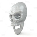 BarConic® Wall Mounted Bottle Opener - Skull - Silver