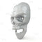 BarConic® Wall Mounted Bottle Opener - Skull - Silver