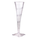 Wavy Plastic Flutes - 5 ounce - 6 count