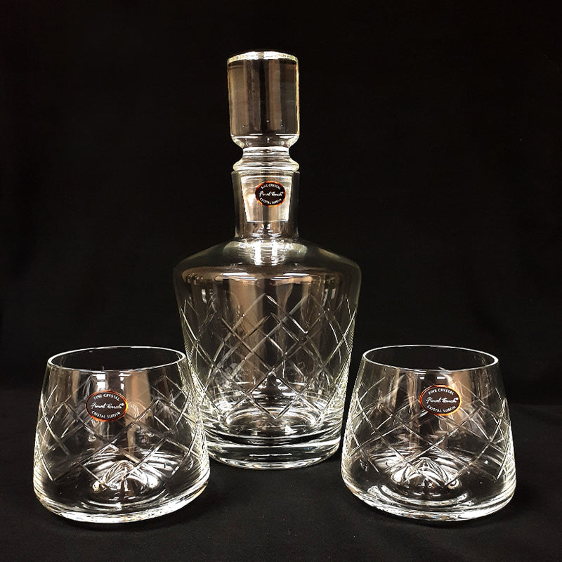 Crystal Whiskey Decanter Set