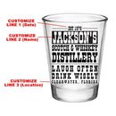 CUSTOMIZABLE Clear Shot Glass - Scotch & Whiskey - 1.75oz