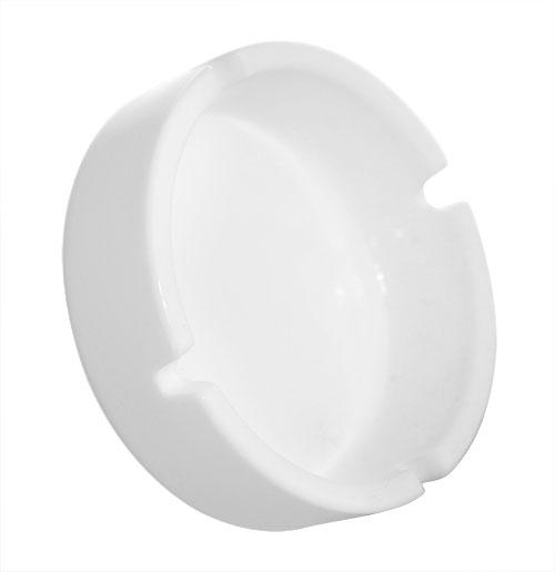 White Glass Ashtray