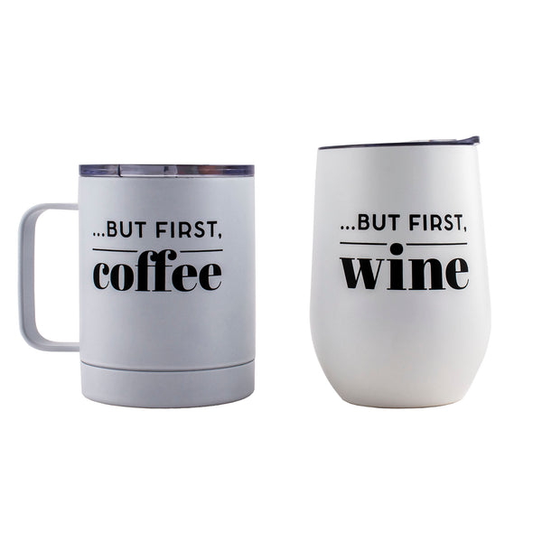 Insulated Wine/Coffee Tumbler Set