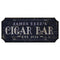  CUSTOMIZABLE Wood Plaque Sign - CIGAR BAR - Color Options