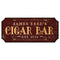  CUSTOMIZABLE Wood Plaque Sign - CIGAR BAR - Color Options