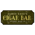  CUSTOMIZABLE Wood Plaque Sign - CIGAR BAR - Color Options