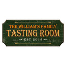 CUSTOMIZABLE Wood Plaque Sign - TASTING ROOM - Color Options