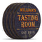 Customizable Wooden Coasters - Tasting Room - Round - Set of 4