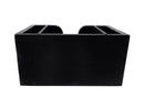 Wooden Bar Napkin & Straw Caddy - BLACK