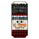 Snowman Wooden Christmas Sign