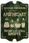 Custom Wood Sign - Tavern Shaped - Apothecary