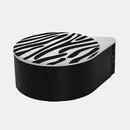 Glass Rimmer Lid - Zebra Pattern