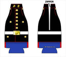 Zipper Style Bottle Coozie - Marine