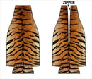 Zipper Style Bottle Coozie -Tiger Layouit