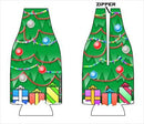 Zipper Bottle Coozie - Christmas Tree - Layout